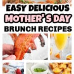 Monkey bread, bacon, ham puffs, and french toast.