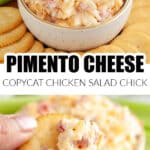 Bowl of pimento cheese.