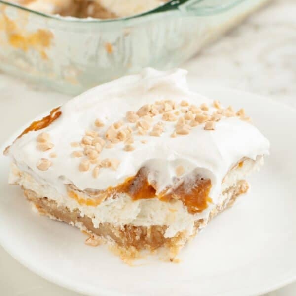 Piece of butterscotch delight.