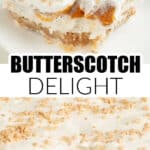 Piece of butterscotch delight.