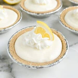 Mini lemonade pie.