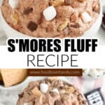 Bowl of s'mores fluff.