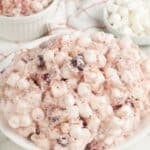 Bowl of cranberry fluff.